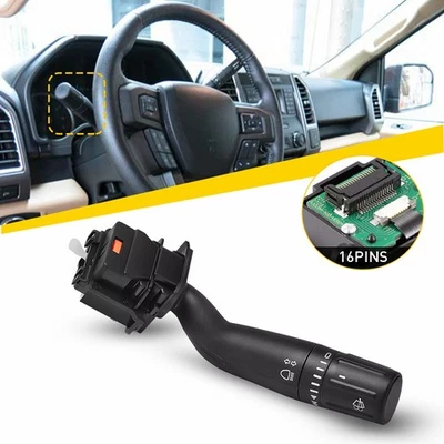 Turn Signal Wiper Switch FL3Z13K359AC for 2017-22 Ford F-550 Super Duty from US - Image 1 of 4