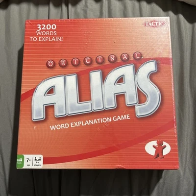 ORIGINAL ALIAS WORD EXPLANATION BOARD GAME BY TACTIC - NEW/SEALED - Image 1 of 2