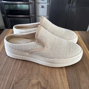 Clarks Cloud Steppers Audreigh Cove naturbeige flach Damengröße 10 neu ohne Karton - Bild 1 von 9