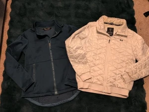 Under Armour Größe Small Medium Jacke Paket weiß türkis Coldgear Reactor Infrared - Bild 1 von 14