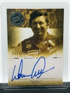 2008 PRESS PASS LEGENDS AUTOGRAPHS DONNIE ALLISON /749 - Picture 1 of 2