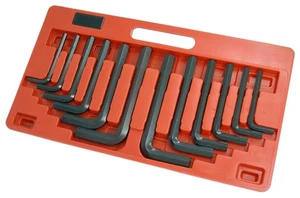 Hex Key Set - 12pc Extra Large Jumbo 8mm - 19mm, 3/8" -3/4" - Picture 1 of 4