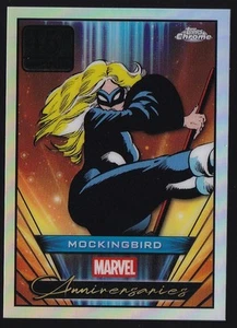 2025 Topps Chrome Marvel Mockingbird 45th Anniversary Refractor Insert MA-29 - Picture 1 of 2