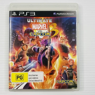 Ultimate Marvel Vs Capcom 3 PS3 PlayStation 3 Complete With Manual Tracked Post - Image 1 of 4