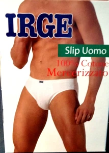 3 slip uomo IRGE cotone mercerizzato Tg maxi 8/3XL nero e blu art.IR16 - Picture 1 of 1