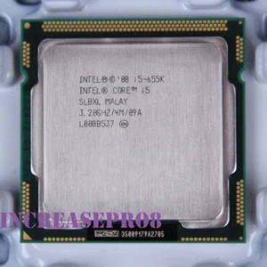 Intel Core i5-650 i5-655K LGA 1156/Socket H CPU Processor - Picture 1 of 3