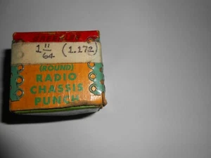Greenlee Radio Chassis Round Punch No 730 Größe 1 11/64" AV3256 Werkzeug 4 Handwerker! - Bild 1 von 5