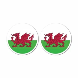 Wales Flag X2 Sticker Decal Welsh Country Love Proud - Picture 1 of 5