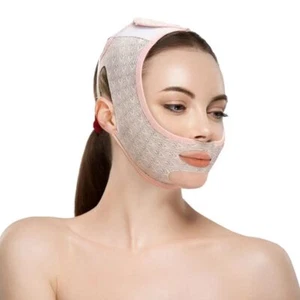 Máscara para dormir reutilizable con forma de línea en V - Picture 1 of 6