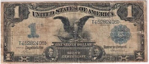 1899 $1 Fr 228R Pre-Star Replacement Black Eagle Silver Certificate RARE!!! - Picture 1 of 4