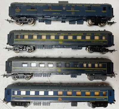 JOUEF HO jolie rame CIWL boite 4 voitures fourgon 4600 8600 861 SNCF pullman - Photo 1/4