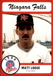 1989 Niagara Falls Rapids Pucko #15 Matt Logue Coastal Carolina Baseball Card