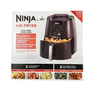 Ninja Air Fryer 4 Quart mit Aufwärmen & Dörren AF100WM Schwarz/Grau - Bild 1 von 4