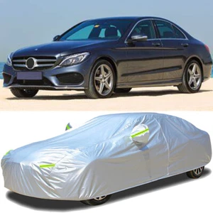 Cubierta completa para automóvil para Mercedes Benz Clase C exterior sol lluvia polvo resistente al agua - Imagen 1 de 7