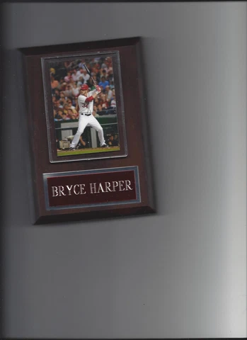 BRYCE HARPER PLAQUE BASEBALL WASHINGTON NATIONALS  MLB Cover