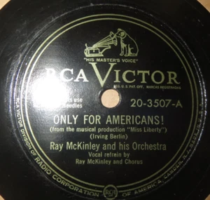 78RPM RCA Victor Ray McKinley - Only 4 Americans /Every Night Saturday nice V+E- - Imagen 1 de 2