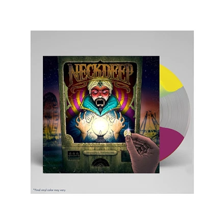 Neck Deep Wishful Thinking Clear Purple Yellow Striped Color Vinyl LP 1/300 New - Image 1 of 4