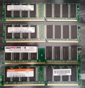N. 4 MEMORIE 512 MB DDR 400 MHz CL3 ( 3 HYNIX -1 EXTREME ) - Foto 1 di 5