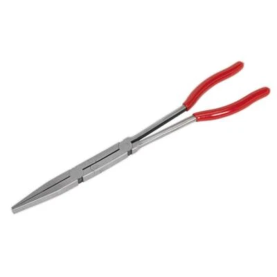 Sealey Flat Nose Pliers Double Joint Long Reach 335mm AK8590 - Image 1 of 2