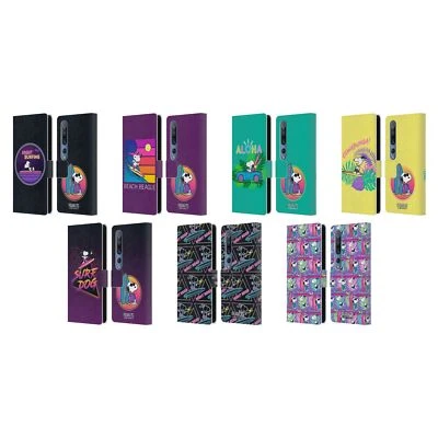 OFFICIAL PEANUTS SNOOPY ALOHA DISCO LEATHER BOOK WALLET CASE FOR XIAOMI PHONES - Image 1 of 4