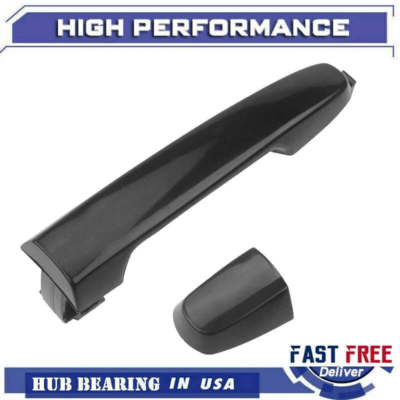 Maçaneta traseira externa preta compatível com 2002-2006 Toyota Camry 2003-2008 Pontiac Vibe - Imagem 1 de 4