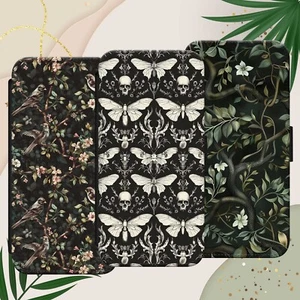 FUNDA FUNDA CON PATRÓN DE PÁJARO BRUJA GÓTICA PARA IPHONE SAMSUNG BILLETERA ABATIBLE DE PÍXELES - Imagen 1 de 8