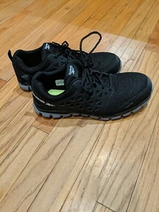 Reebok Sublite Cushion Alloy Toe Slip / Oil Resistant Mens Shoes Black Size 11M - Picture 1 of 9