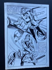 Planche originale Mort en douce à Damas 1979 Déodat de Montbrun PL 75 - Picture 1 of 1