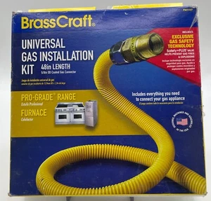 BrassCraft PSC1106 48" X 1/2" OD Universal Gas Installation Kit Range Dryer - Picture 1 of 3