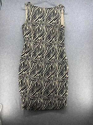 Vestido para mujer Spenser Jeremy talla 4 estampado animal, sin mangas  Foto 1 de 4