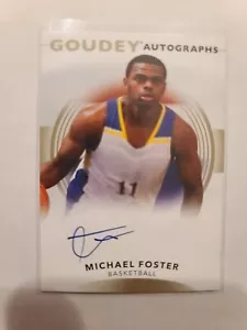 2022 UD Goodwin Champions Goudey autógrafos Michael Foster #GA-MF automáticos - Imagen 1 de 2