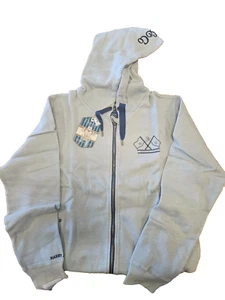 Harry and Jo Aston Zip through Hoodie Dove Grey Medium (99) - Picture 1 of 2