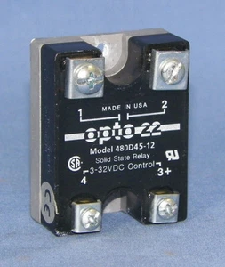 Opto 22 480D45-12 Halbleiterrelais 3-32VDC Steuerspannung - Bild 1 von 1