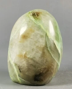 GARNIERITE Nickel Polished Green Moonstones Standup Display Stone - Madagascar - Picture 1 of 10