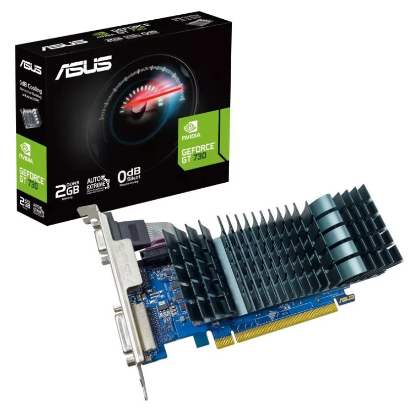 ASUS nVidia GeForce GT730 SL 2GD3 BRK EVO GT730 2GB DDR3 EVO - Image 1 of 1
