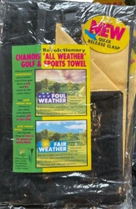 "Gazelle schwarz 25"" x 17"" Gämse Allwetter Golf & Sport Snny D Handtuch 25""x17" - Bild 1 von 2