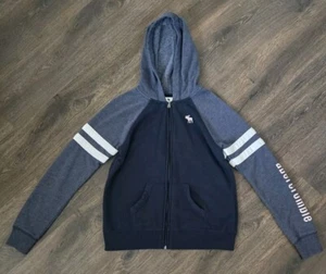 Abercrombie Kids Girls Zip Front Hooded Hoodie Sweatshirt Jacket Size 15/16 - Picture 1 of 5
