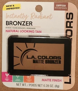 L.A. Colors Bronzed Beauty Instantly Radiant Bronzer CBPP259 Matte Finish 4 ct. - Picture 1 of 2