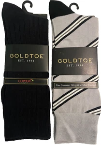 NWT GOLD TOE 2 PAIR OF MEN DRESS SOCKS - Picture 1 of 5