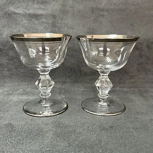 Glastonbury Lotus Crystal MIRAMAR Liqueur Cocktail 4 Inches - Picture 1 of 7