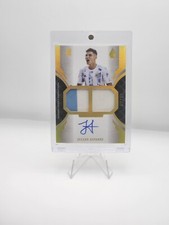 2022 Fansmall Julian Alvarez RC On Card Patch Auto Gold /10