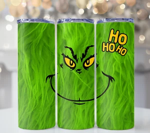 CHRISTMAS GRINCH TUMBLER 20 OZ - Picture 1 of 1