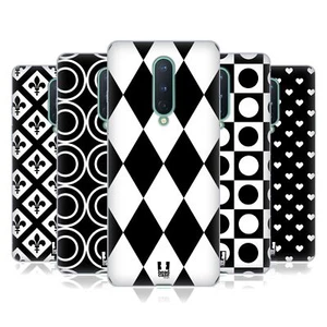 FUNDA GEL HEAD CASE DESIGNS PATRONES BLANCO Y NEGRO PARA TELÉFONOS GOOGLE ONEPLUS - Imagen 1 de 16