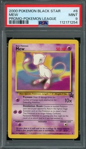 Pokémon Nuevo #8 Pokemon Liga Estrella Negra Promo PSA 9 COMO NUEVO - Imagen 1 de 2