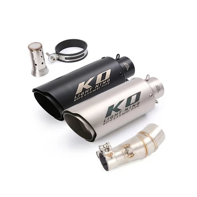 Silenciador de tubo de conexión media puntas de escape para Kawasaki Ninja 300 250 Z250 2013-2016 Foto 1 de 4