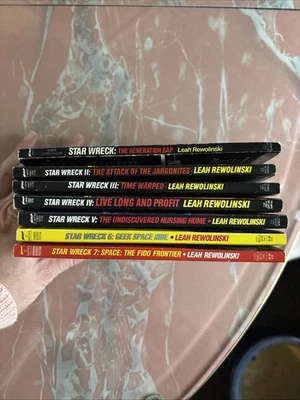 Star Wreck Books 1-7 COMPLETE SET PB St Martins Star Trek Parody Leah Rewolinski - Image 1 of 4