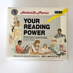 Hooked on Phonics Reading Power Kassetten 1992 komplett mit unbenutzten Übungsheften - Bild 1 von 19