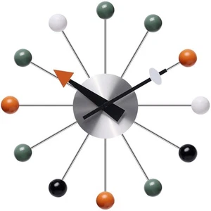 13 Inch Multicolor Mid Century Creative Silent Quartz Personality Funny Decor... - Picture 1 of 6