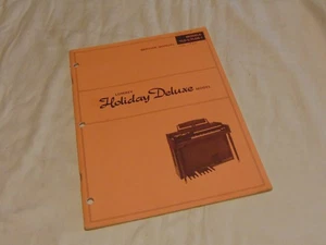 Lowrey Organ TLO-1 TLOR-1 Holiday Deluxe Service Repair Manual Schematics DEALER - Picture 1 of 3