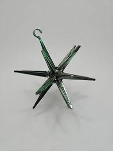 Vintage Starburst SPUTNIK Bradford plastica decorazioni natalizie verde atomico - Foto 1 di 5